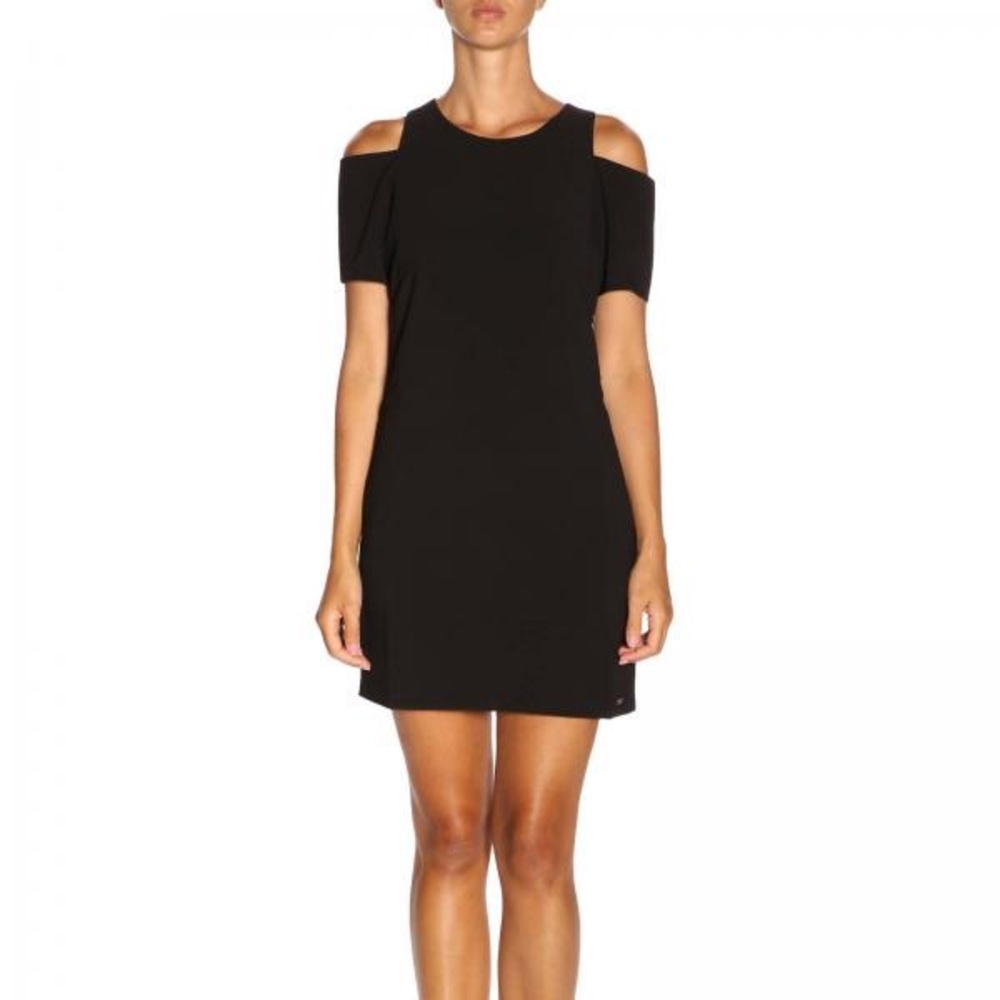 Armani Exchange Cold Shouldered Dress
